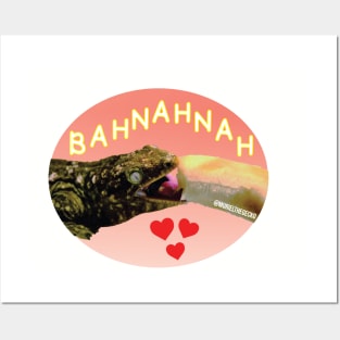 Muriel loves Bahnahnah (peach color) Posters and Art